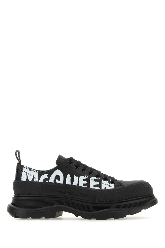 Shoes with airy weaves -ALEXANDER MCQUEEN Tread Slick Sneaker for Men