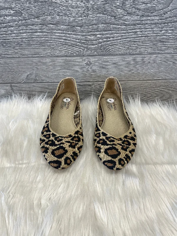 Flats for lively summer nights -Shoes Flats By Skechers In Animal Print, Size: 9