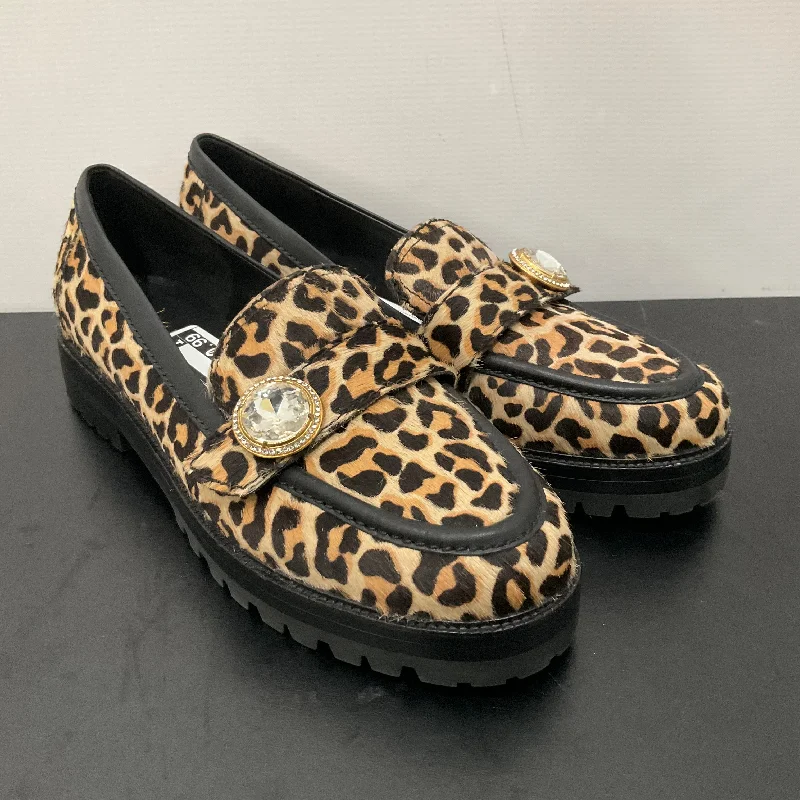 Flats for sharp casual wear -Shoes Flats By Kate Spade In Animal Print, Size: 7