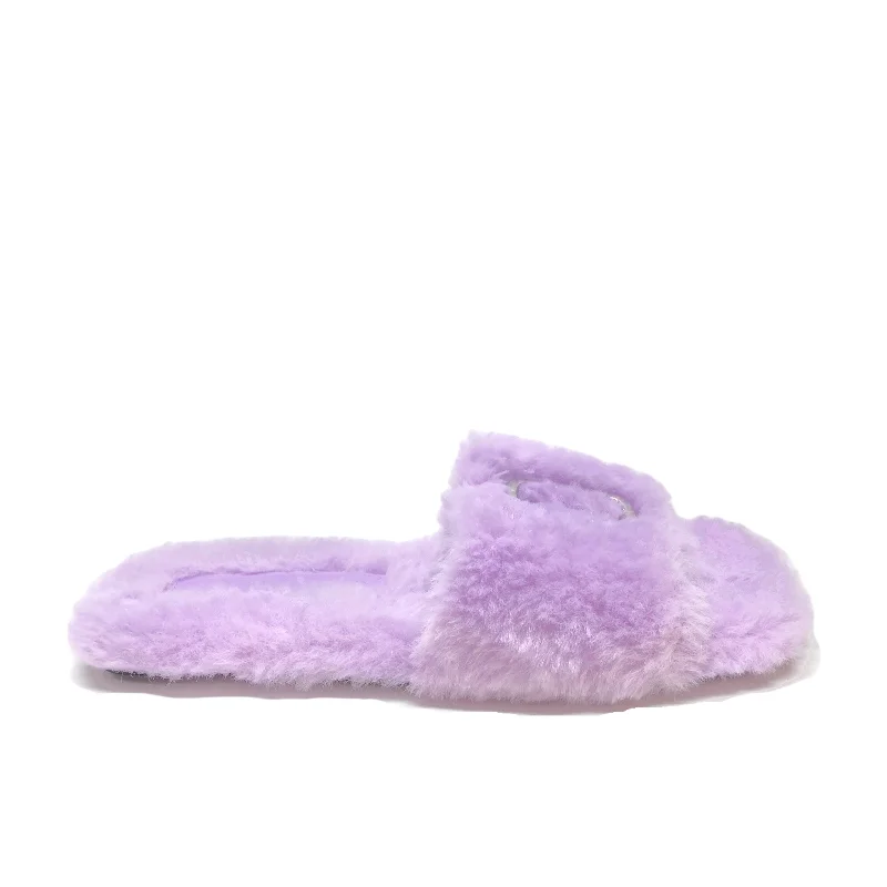 Slip-on slippers for ease -Slippers Luxury Designer By Marc Jacobs In Purple