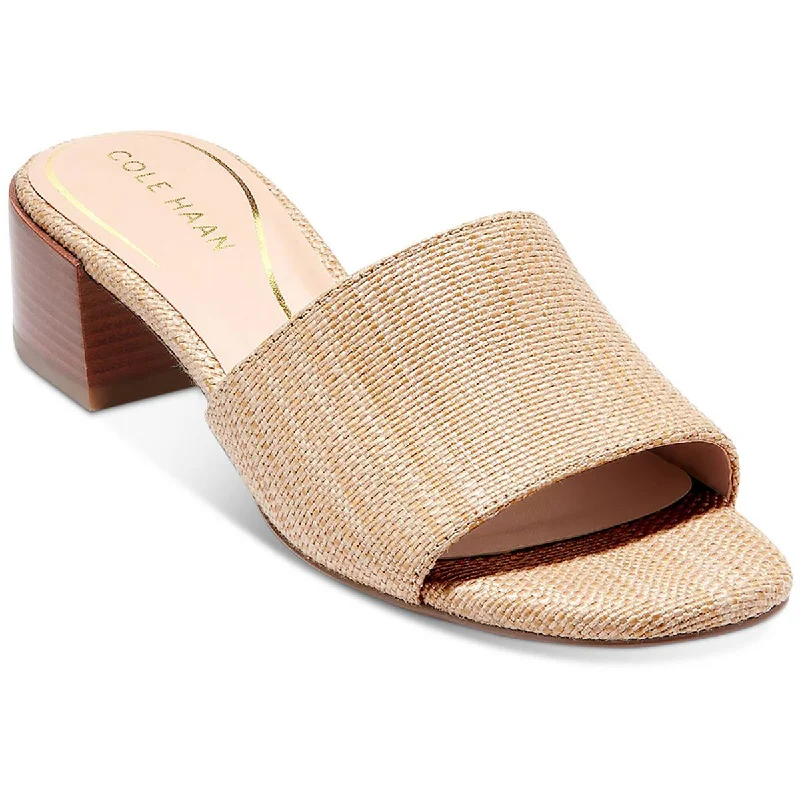 sandals for stylish yet casual events-Cole Haan Womens Slip On Open Toe Slide Sandals