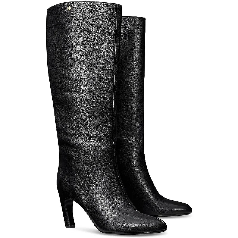 Boots for autumn forest adventures -Tory Burch Womens Leather Knee-High Boots