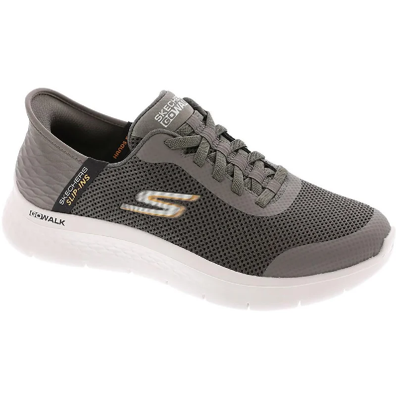 Shoes for eco tracks -Skechers Mens Go Walk Flex - Hands up Fitness Workout Slip-On Sneakers