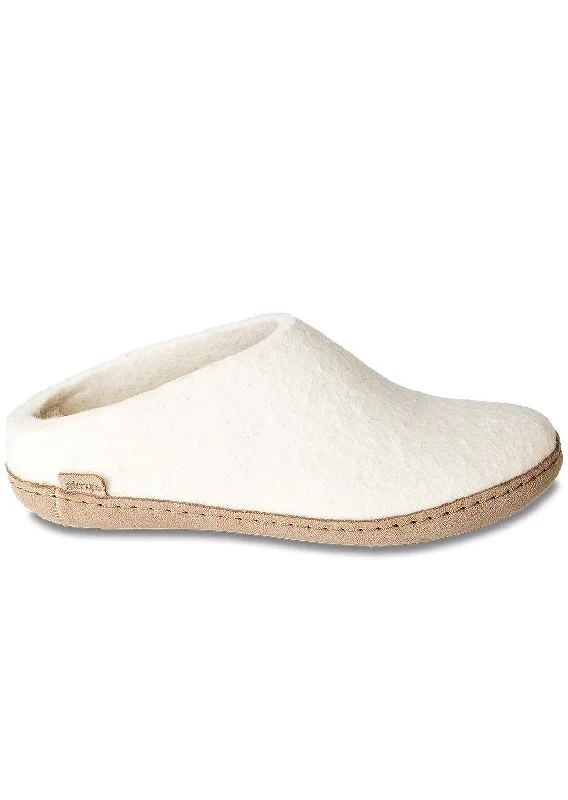 Slippers for chill calm -Glerups Unisex Slip-On Leather Slippers