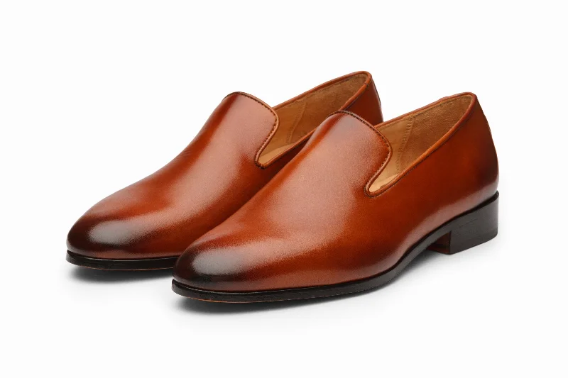 Stylish loafers for city nights-Venetian Loafer - Cognac