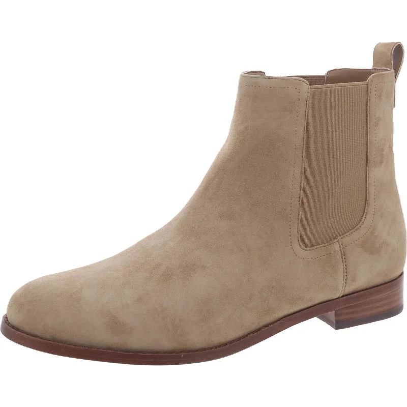 Boots with light airy soles -Lauren Ralph Lauren Womens Brylee Suede Ankle Chelsea Boots