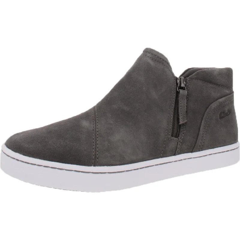 Shoes for green laps -Clarks Womens Pawley Adwin Suede Slip-On Casual and Fashion Sneakers