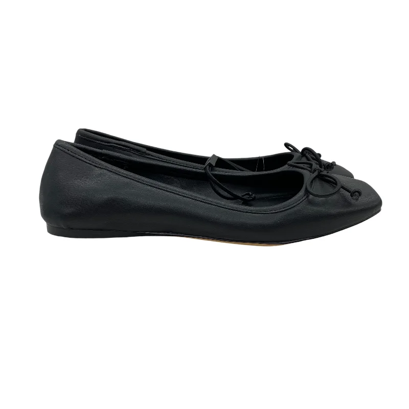 Flats with sparkling gem embellishments -Shoes Flats By Express In Black, Size:6