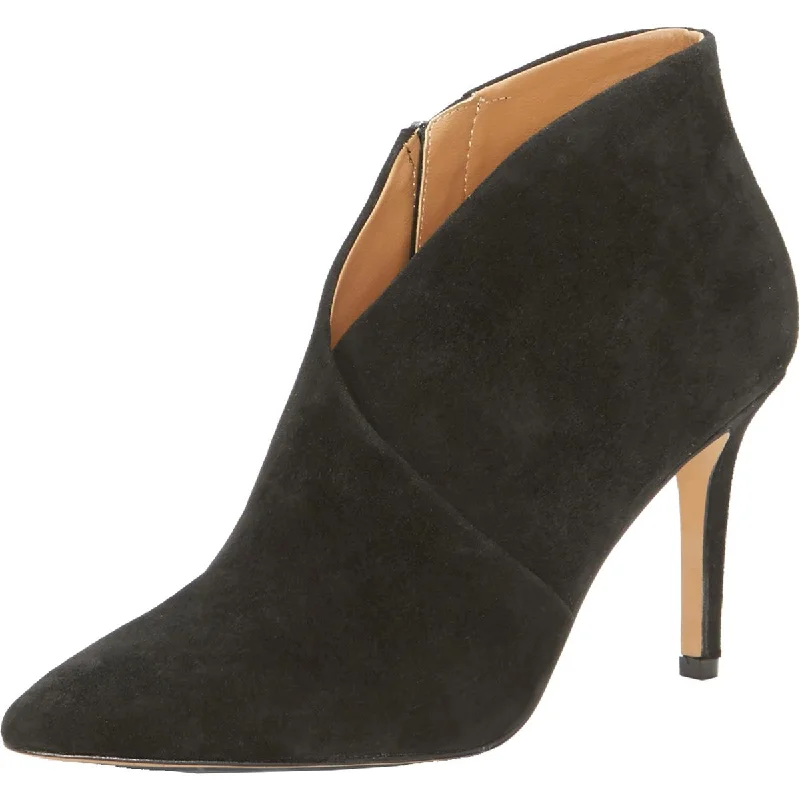 Boots with silky fleece linings -Jessica Simpson Women's Layra Deep V Heeled Ankle Bootie