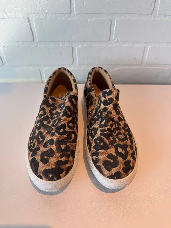 Flats for outdoor summer meals -Shoes Flats By Steve Madden In Animal Print, Size: 9.5