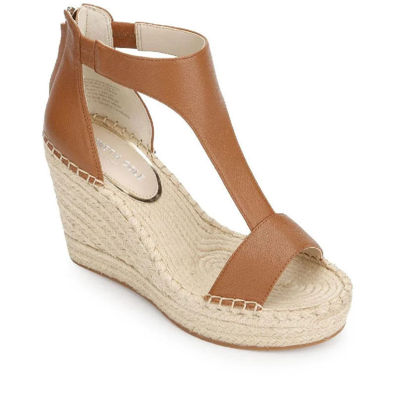 sandals for a perfect summer vacation-Kenneth Cole New York Womens Olivia Espadrille Wedge Sandals