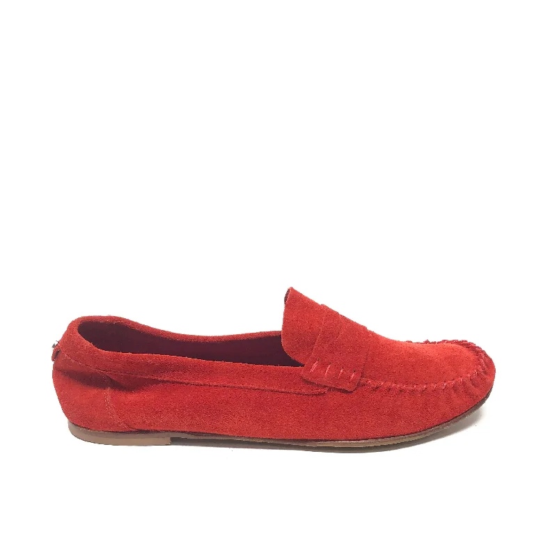 Flats with splash-resistant uppers -Shoes Flats By Aquatalia In Red, Size: 7