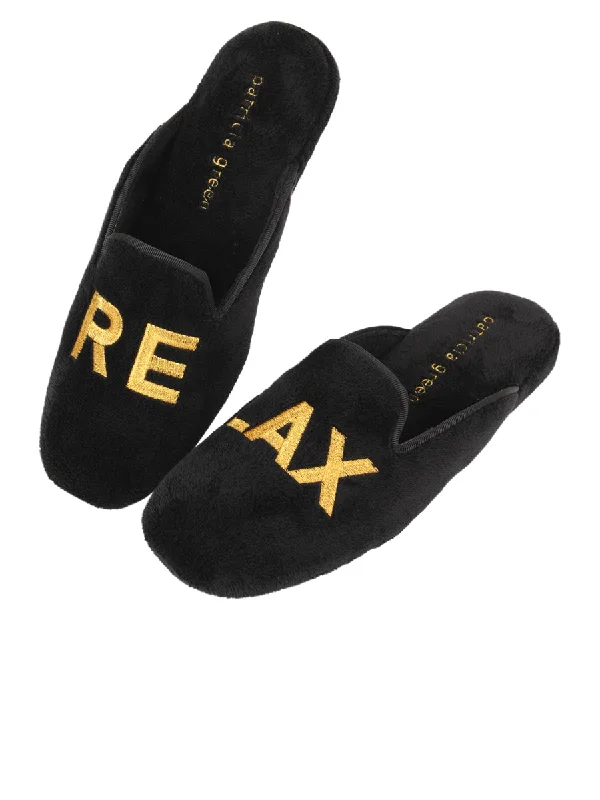 Slash slippers for hot deals -Relax Embroidered Slippers