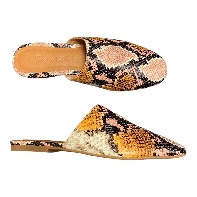 Flats for rainy dusk dinners -Shoes Flats By Madewell In Snakeskin Print, Size: 7