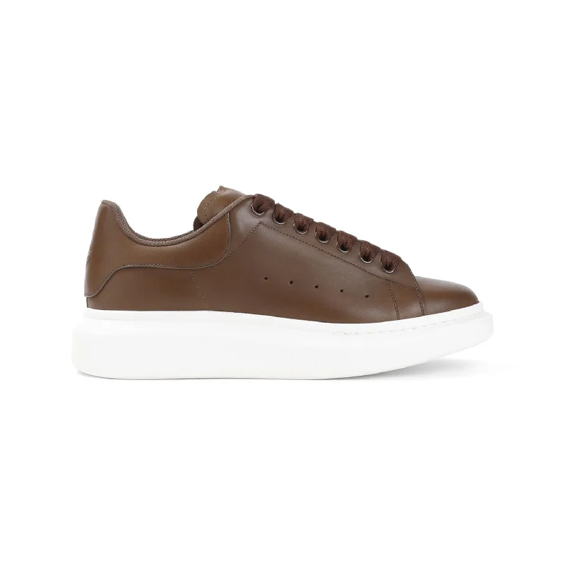 Shoes for race retreats -ALEXANDER MCQUEEN Men's Leather Sneakers - FW24 Collection