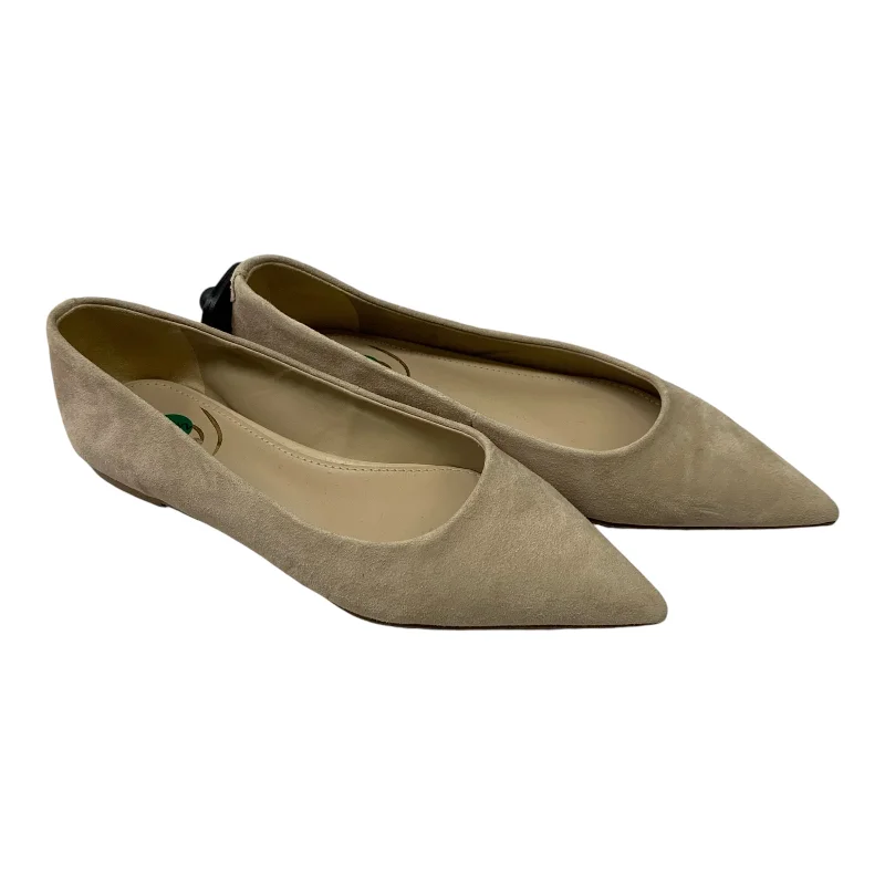 Flats with sunset color fades -Shoes Flats By Sam Edelman In Tan, Size: 5.5