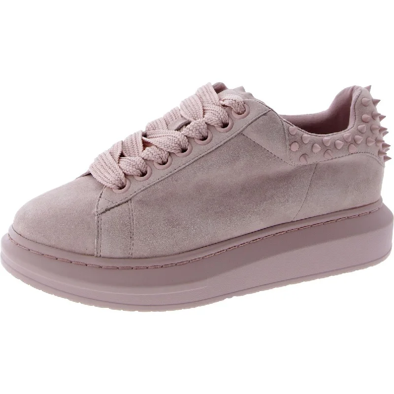 Shoes with soft hues -Steve Madden Mens Frosting Suede Studded Casual And Fashion Sneakers