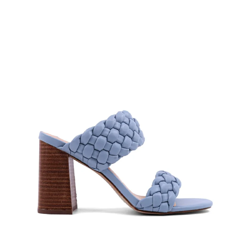 Best high heels for casual evenings-Heaven Block Heels In Light Blue