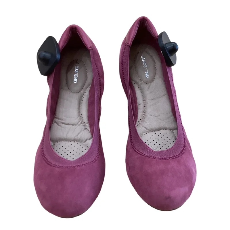 Flats with generous toe space -Shoes Flats By Lands End In Mauve, Size: 7.5