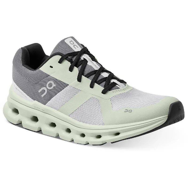 Shoes for wet air runs -On Running Mens Cloud Runner Running Performance Athletic Shoes