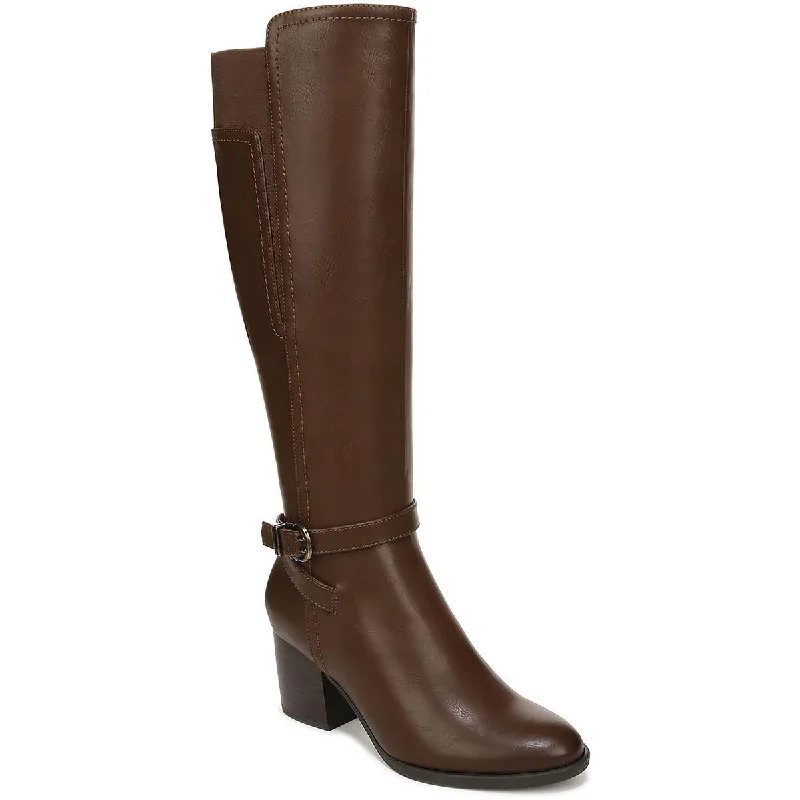 Boots with sleek sole supports -SOUL Naturalizer Womens UPTOWN Faux Leather Tall Knee-High Boots