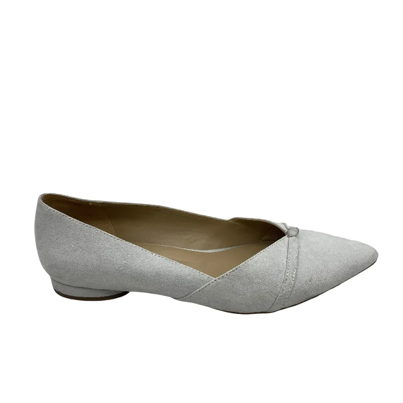 Flats with discreet grip soles -Shoes Flats By Naturalizer In Grey, Size:8