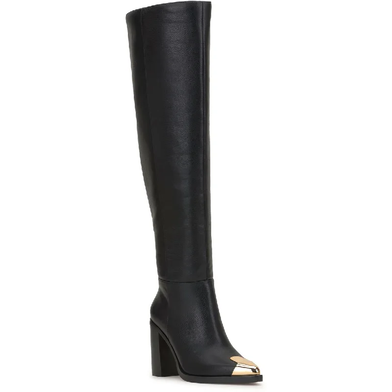 Boots with tough heel grips -Jessica Simpson Womens BIDEMI Comfort Insole Over-The-Knee Boots