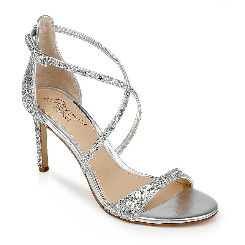 Best high heels for casual nights-Jewel Badgley Mischka Womens DIMITRA Ankle Strap Pumps