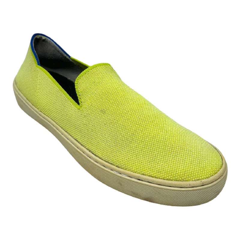 Flats with innovative sleek designs -The Slip On Shoes Flats By Rothys In Yellow, Size: 7.5