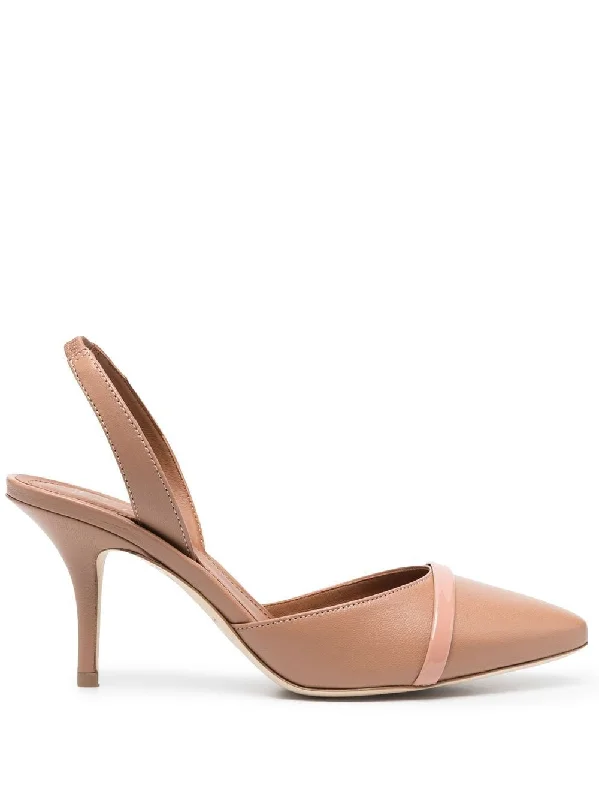 Breathable high heels for warm evenings-Malone Souliers Women's With Heel Powder