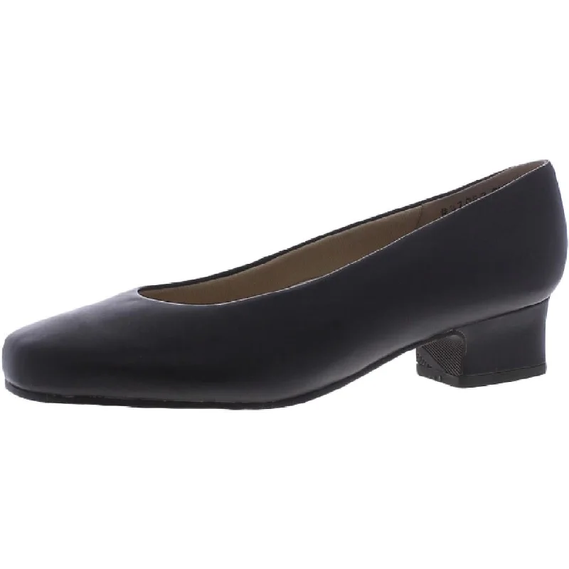 Durable high heels for busy nights-Mark Lemp Classics by Walking Cradles Womens Callie Leather Dress Pumps