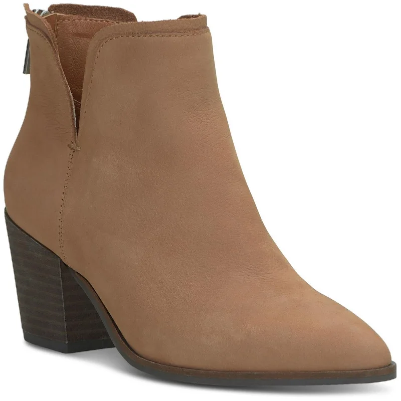 Boots for icy riverside trails -Lucky Brand Womens BEYLON Leather Pointed Toe Chelsea Boots