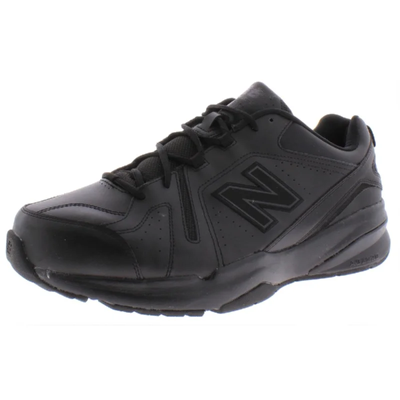 Shoes for gym play -New Balance Men's 608v5 Leather Slip Resistant Cushioned Athletic Sneakers Shoes