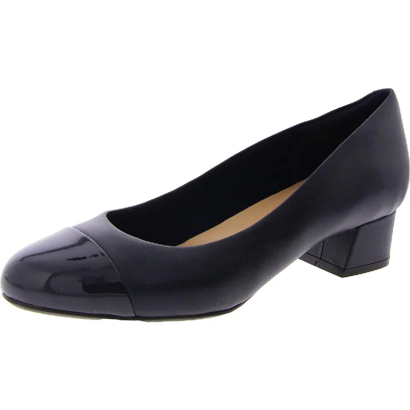 Durable high heels for daily evenings-Easy Spirit Womens Faux Leather Slip On Pumps