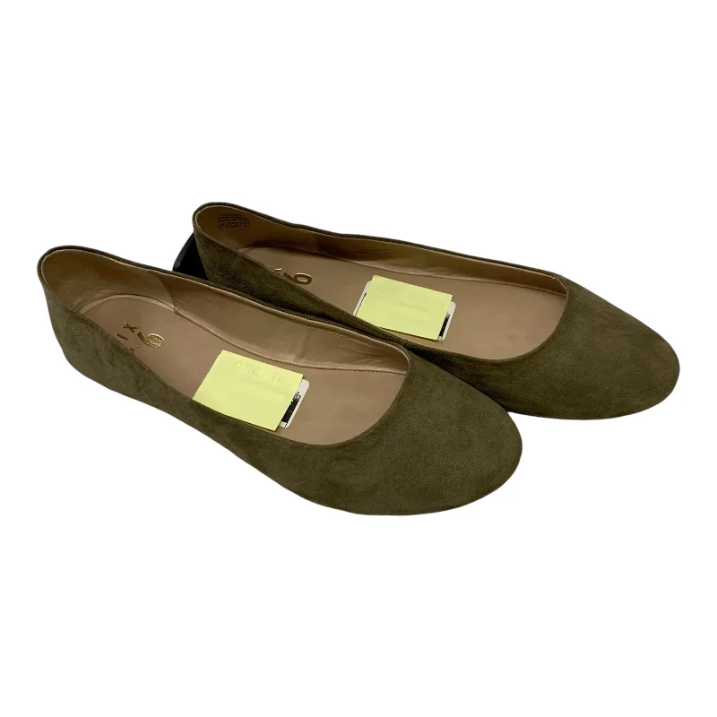 Flats for casual summer vibes -Shoes Flats By Mix No 6 In Green, Size: 11