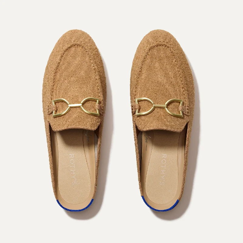 Stylish loafers for urban nights-The Double Bit Loafer Mule - Wren Bouclé