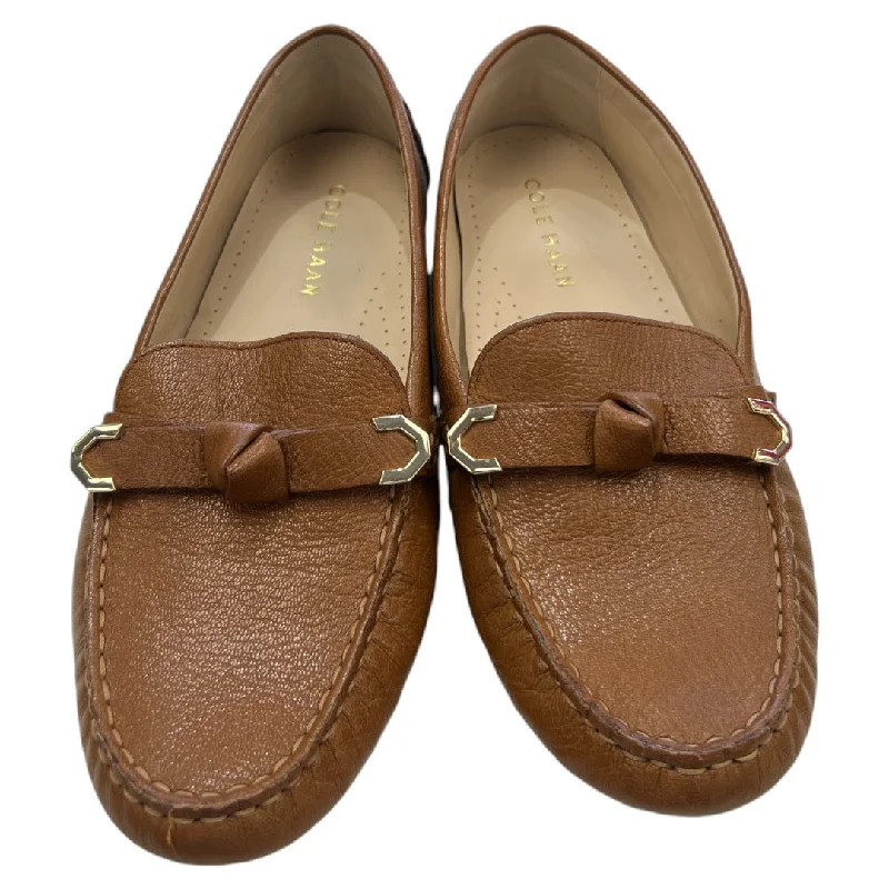 Flats for casual summer suppers -Shoes Flats By Cole-haan In Brown, Size: 7.5