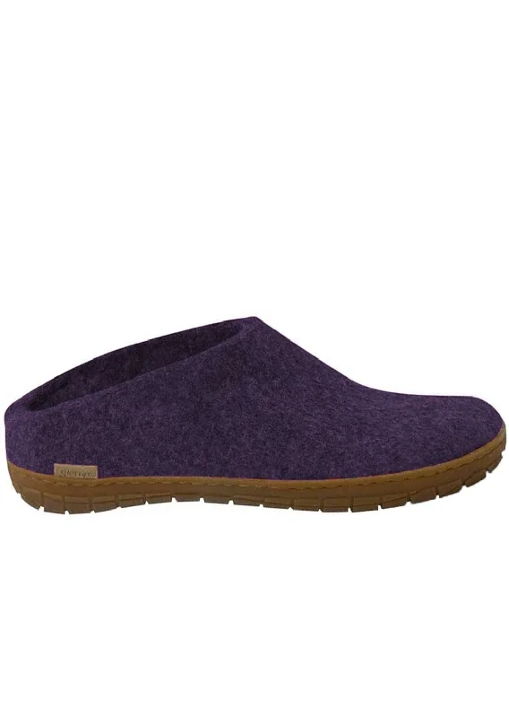 Slippers for light naps -Glerups Unisex Natural Rubber Open Heel Slippers