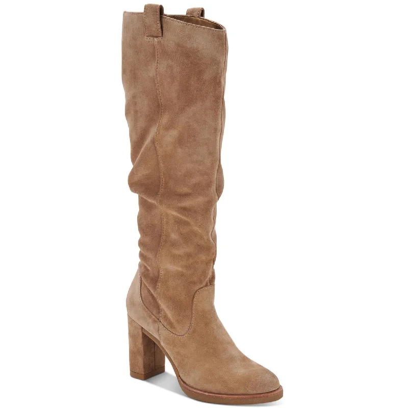 Chic boots for winter city looks -Dolce Vita Womens Sarie Suede Tall Knee-High Boots