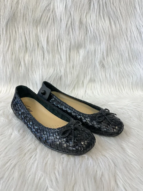 Flats for outdoor brunch events -Shoes Flats By Cmb In Black, Size: 7.5