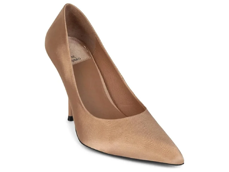 Premium high heels for elegant evenings-Jeffrey Campbell: Satisfied in Lt Beige Satin