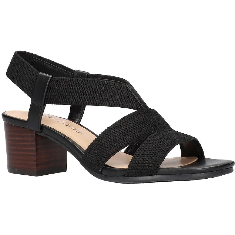 sandals with buckle and strap detail-Bella Vita Womens Jodi Open-Toe Heels