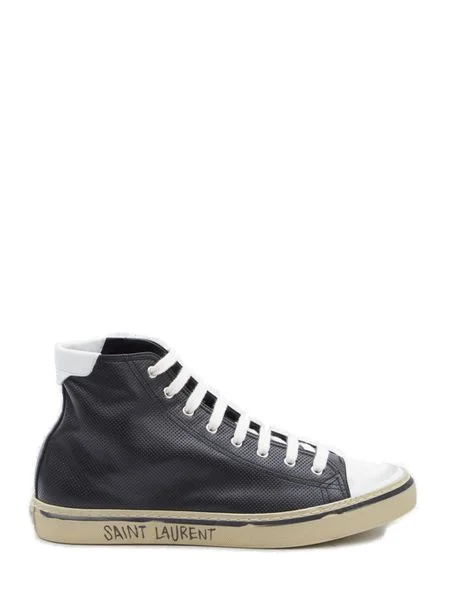 Shoes with quiet runs -SAINT LAURENT High Trainer Sneakers for Men