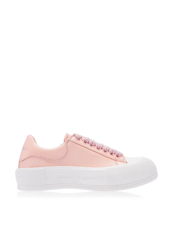 Shoes for dusk dashes -ALEXANDER MCQUEEN Deck Plimsoll Sneakers for Women