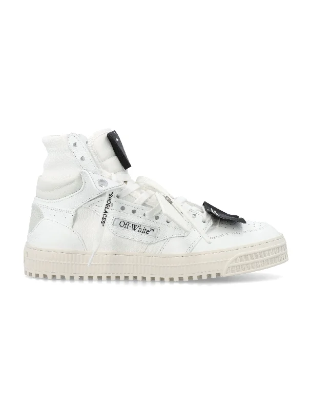 Shoes with water-tight soles -OFF-WHITE Contemporary Hi-Top Leather Sneakers