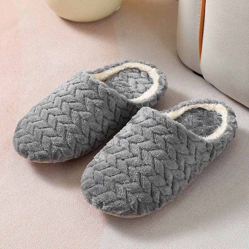 Slippers with slim beds -Tiosebon Unisex Non-Slip Soft Slippers