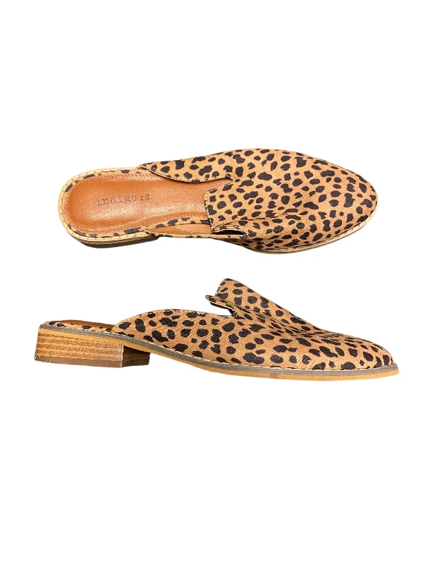 Flats for relaxed café nights -Shoes Flats By Indigo Rd In Animal Print, Size: 6.5