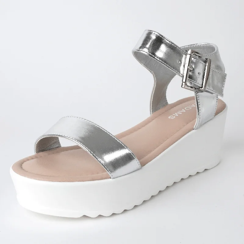 sandals for casual gatherings-Surf | Silver