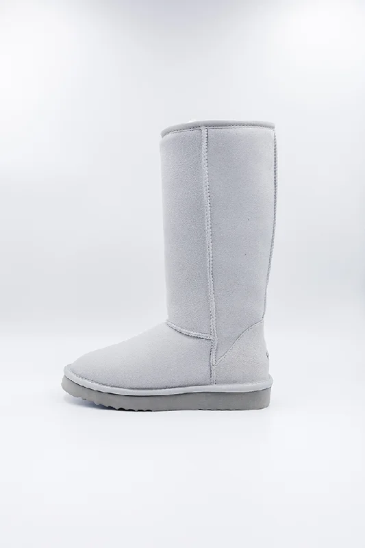 Boots with solid sole layers -PAWJ Tall Boot | Grey