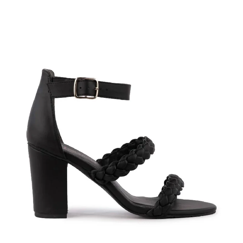 Trendy high heels for seasonal vibes-Wanna Be Heel In Black